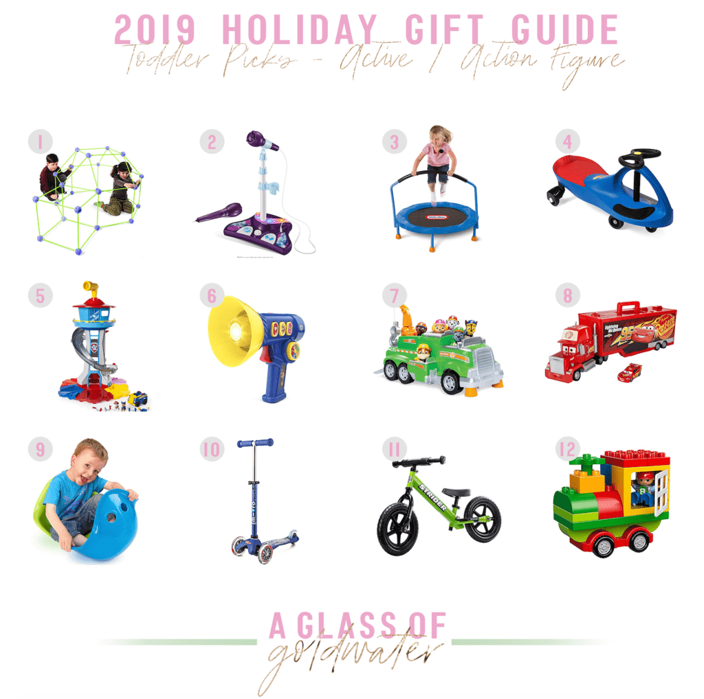 action figure and active toys for toddlers holiday gift guide