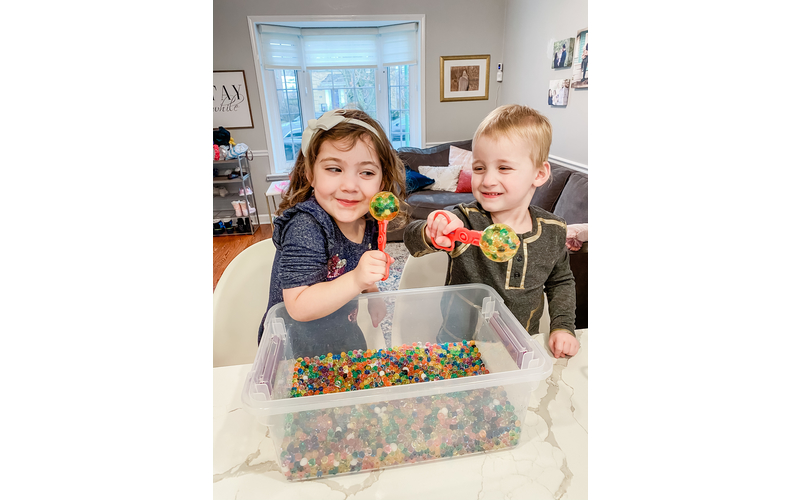 Keep the Water Beads in the Bin