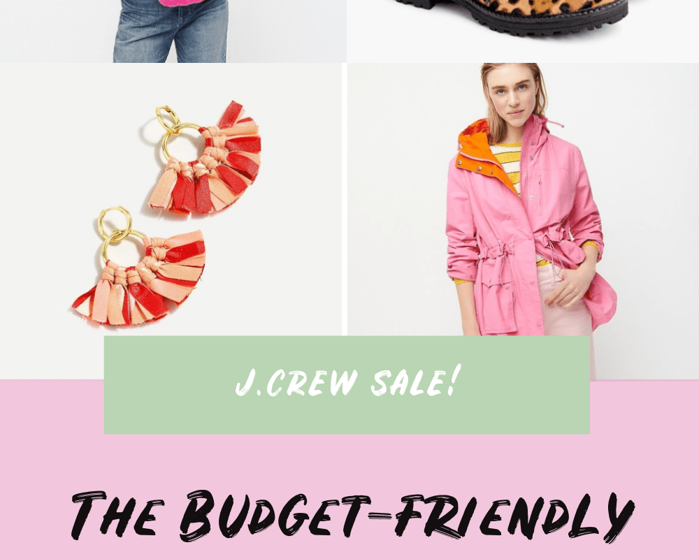 budget friendly items in the j.crew sale