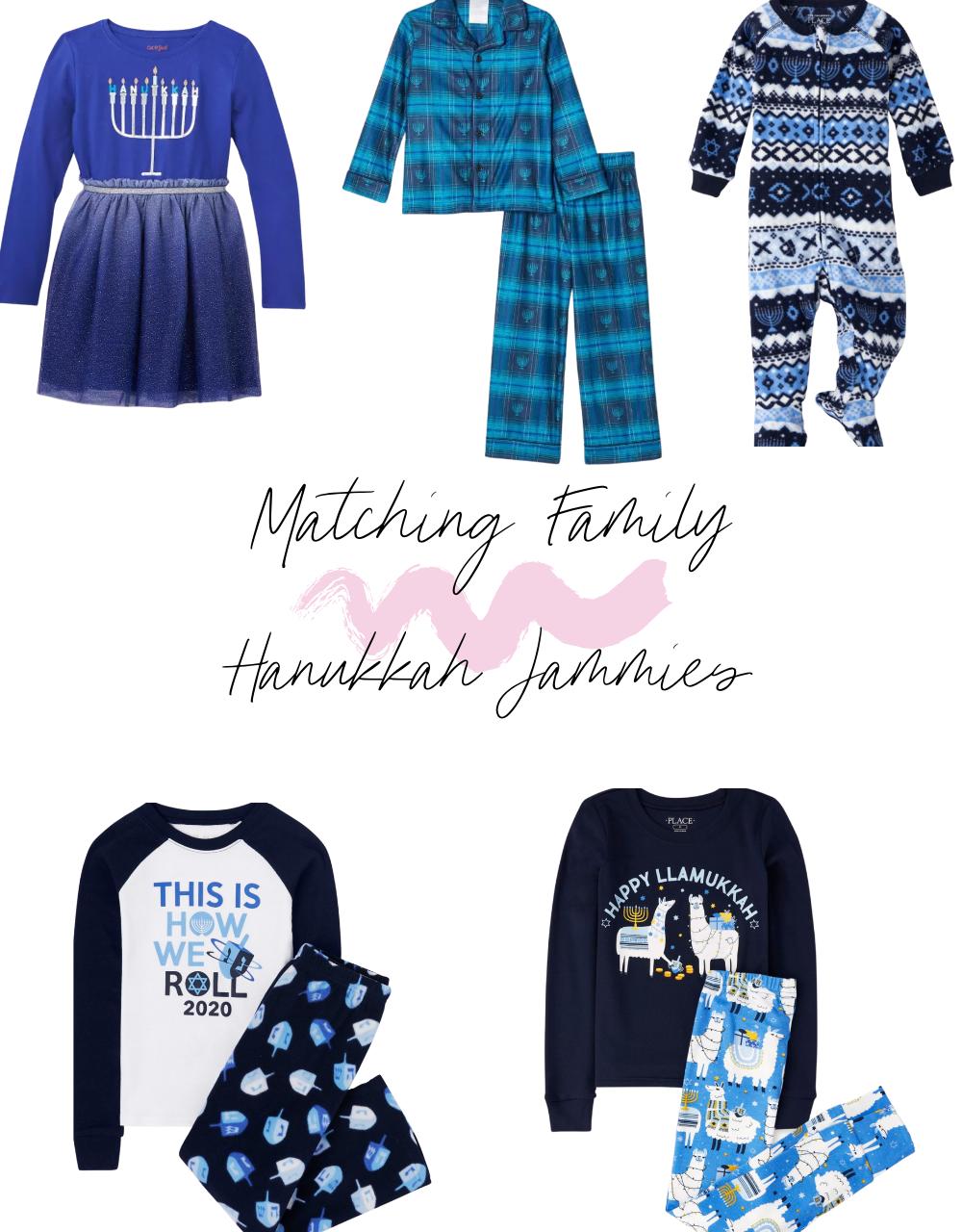 Hanukkah Family Matching Pajamas and Outfits 2020