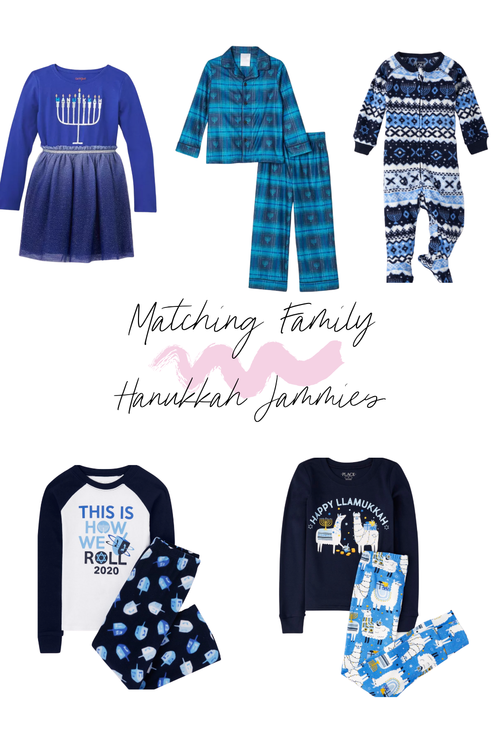 Hanukkah Family Matching Pajamas and Outfits 2020